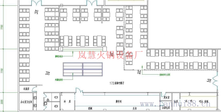 無煙火鍋桌的尺寸如何才合理？（m.meishijia520.cn)